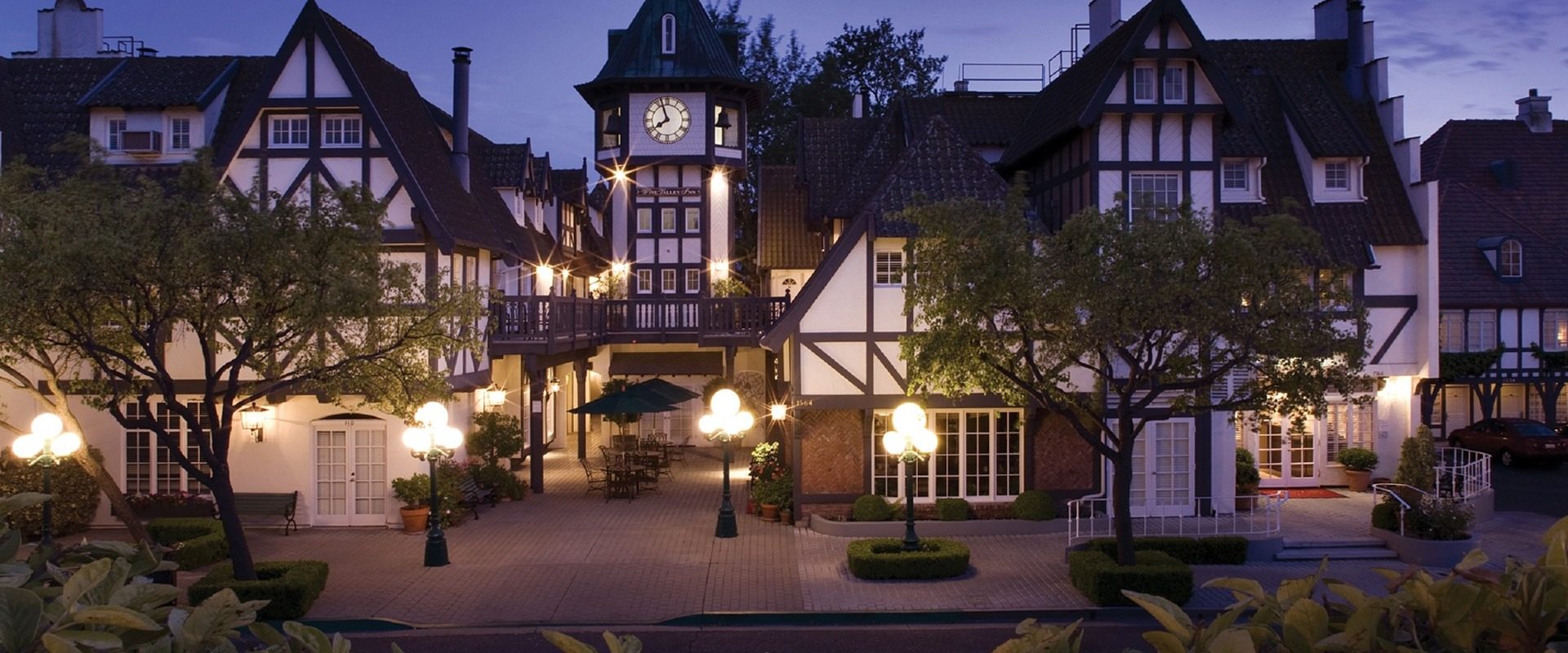 Exterior buildings in Solvang California