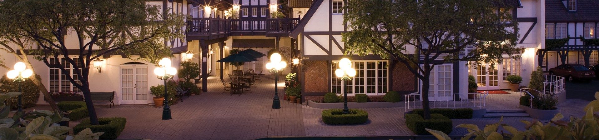 Exterior buildings in Solvang California